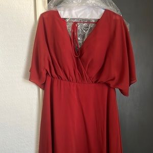 Bridesmaids dress from Amazon for sale. Size 8 color Rust